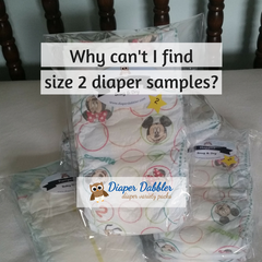 Why Can't I Find size 2 Diaper Samples?