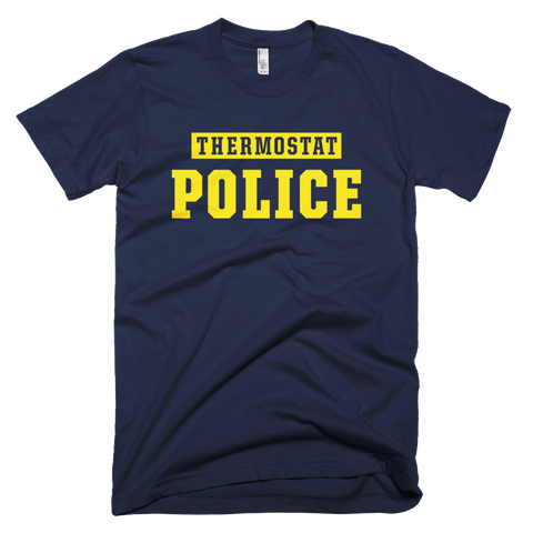 Thermostat Police Navy T-Shirt