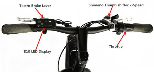 E-Go Bike USA 500W Fat Tire Beach Snow Electric Bike
