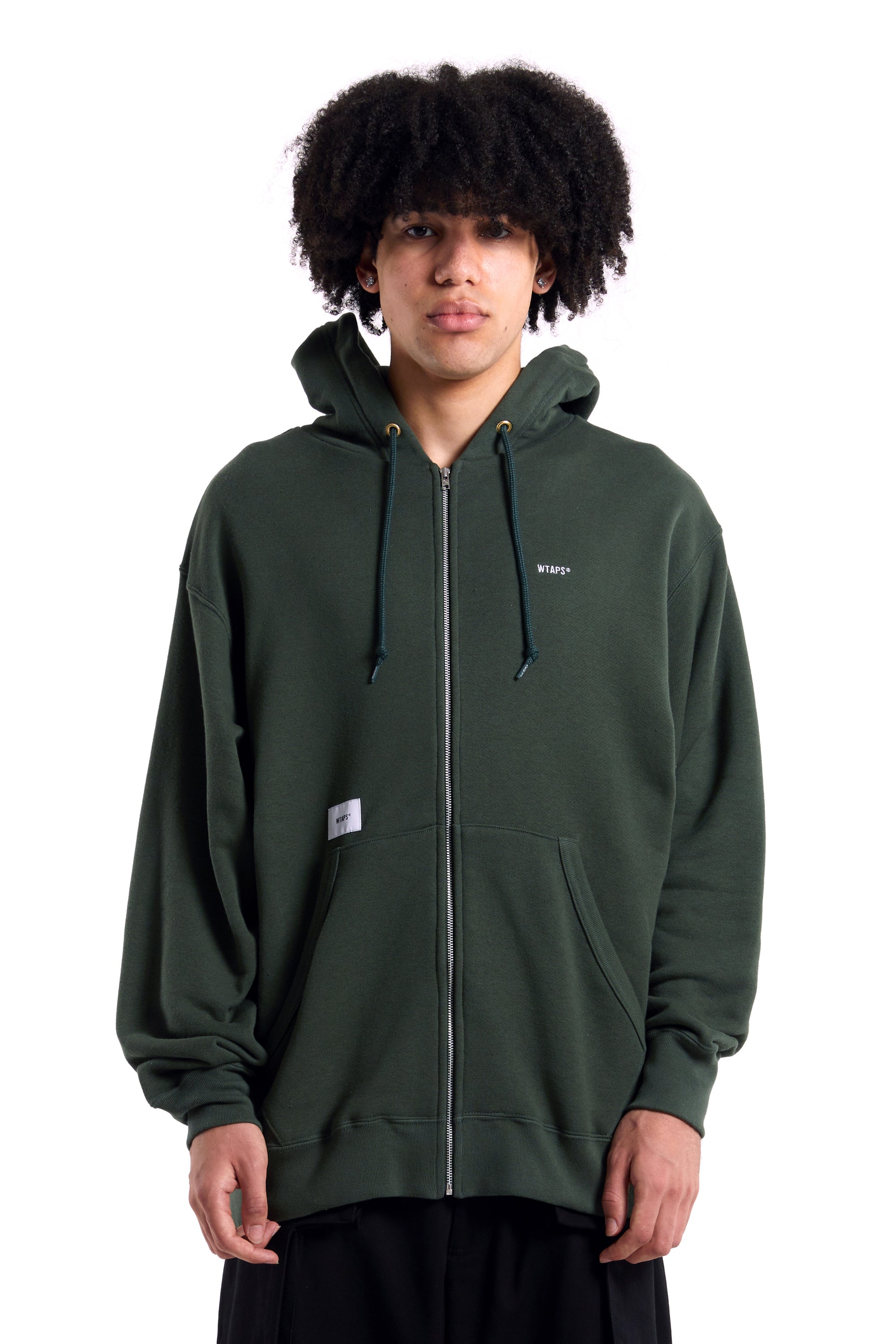 WTAPS - AII ZIP HOODY SS22 - OLIVE DRAB / L