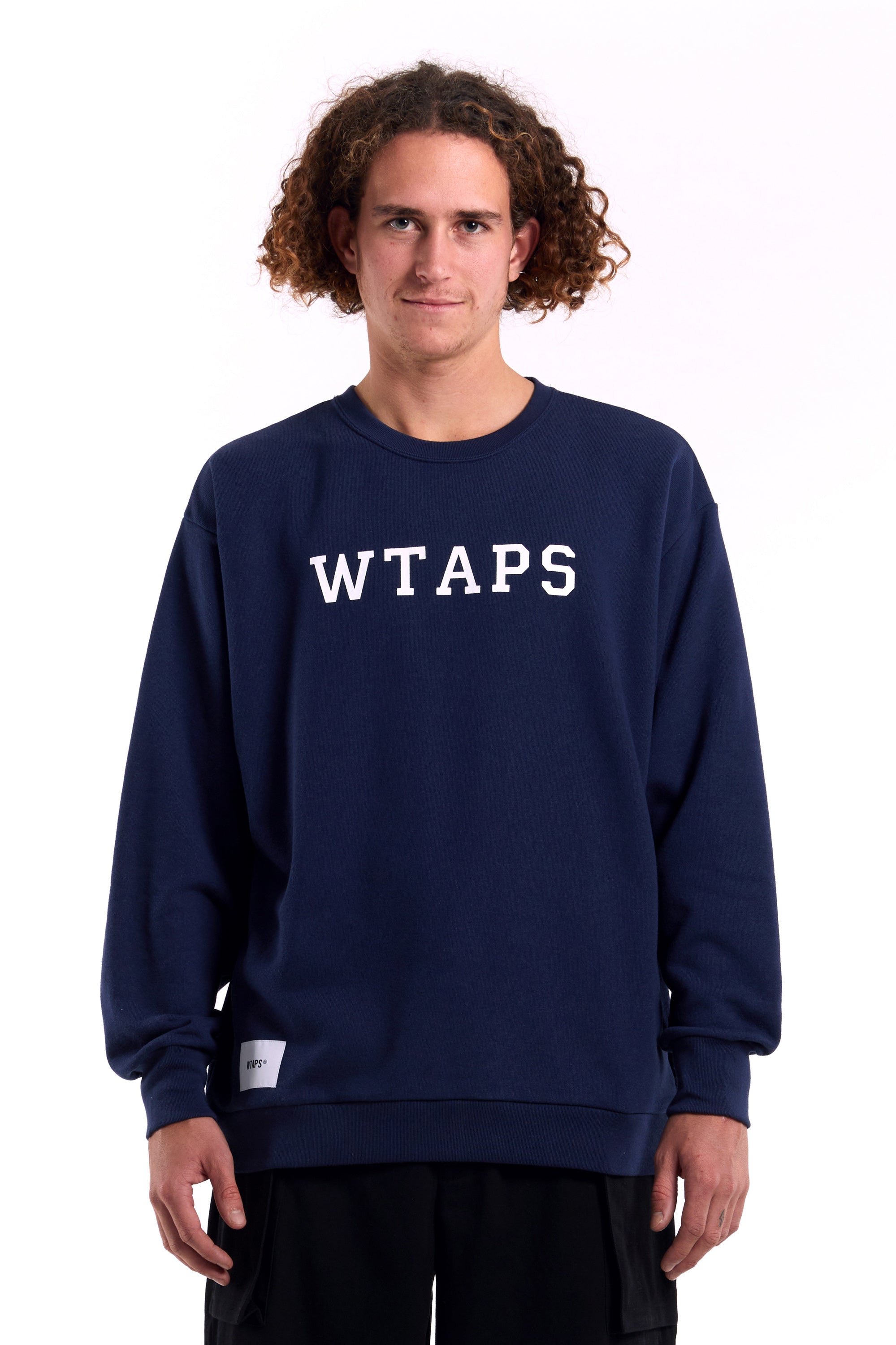 WTAPS アカデミー ロゴ スウェット 221ATDT-CSM18-