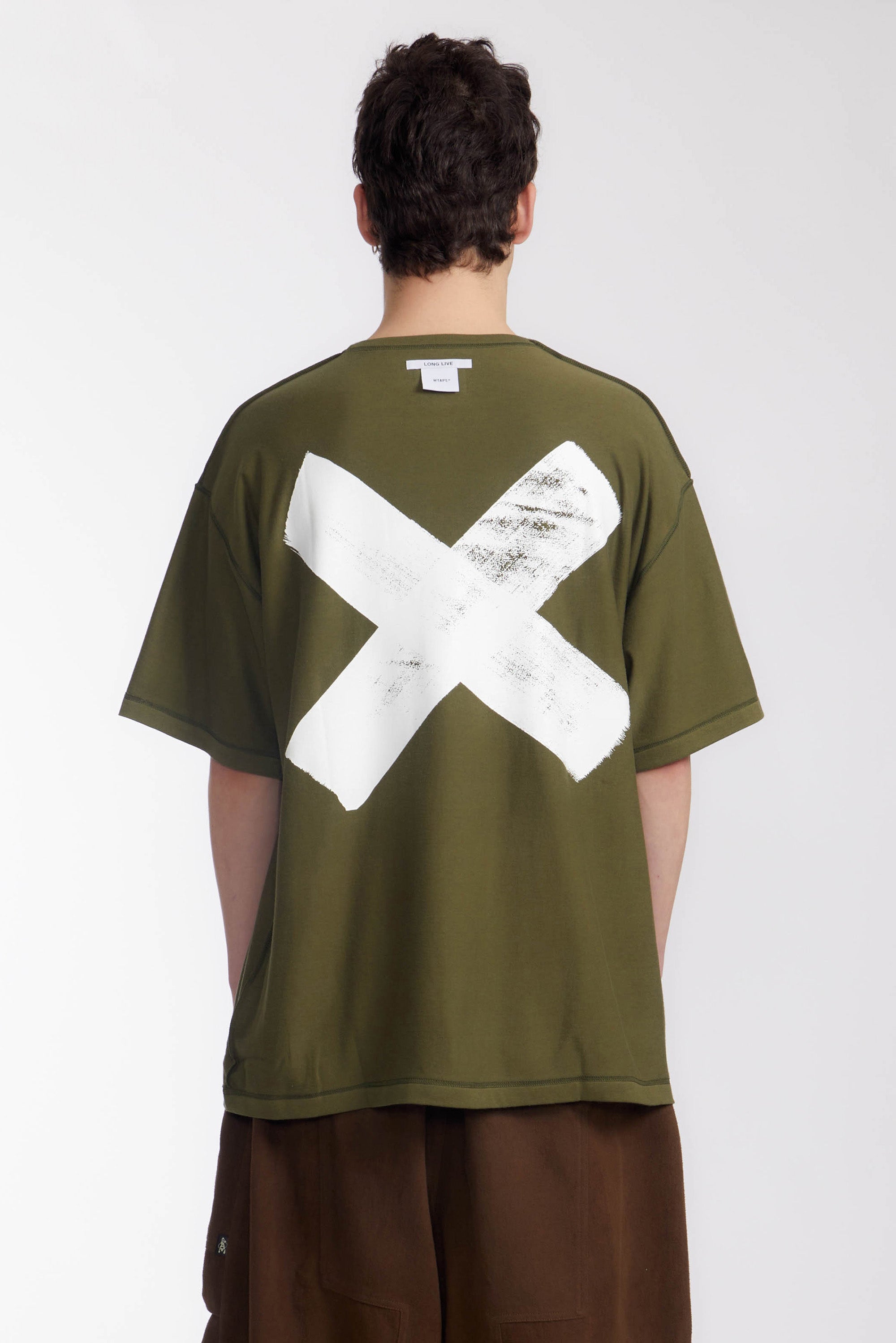 OLIVE DRAB L 22SS WTAPS CROSS / SS / COTシャツ/カットソー(半袖/袖なし)