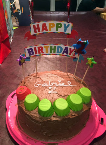 very hungry caterpillar birthday cake