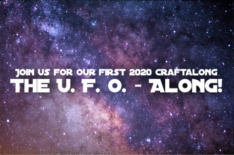 Join us for our first 2020 craftalong THE UFO-ALONG