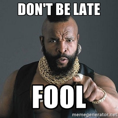 Mr T dont be late