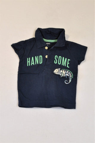 Carter's Navy Handsome Chameleon Golf T-shirt Boys 0-3 months