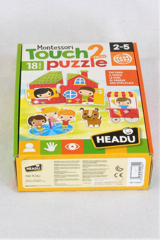 Headu 2 Piece Montessori Touch 2 In the Park Puzzles Unisex 2-5 years