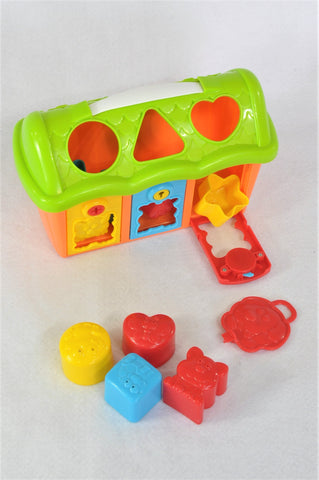 ToysRus Orange & Green Plastic Shapes House Toy Unisex 1-3 years