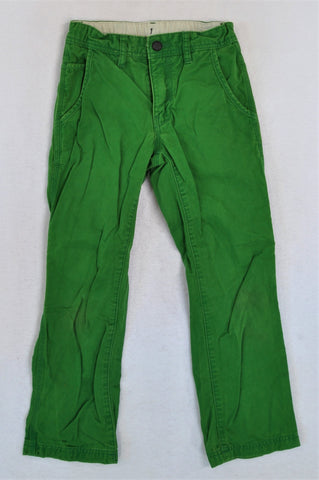 GAP Green Hook Clasp Button Jeans Boys 7-8 years