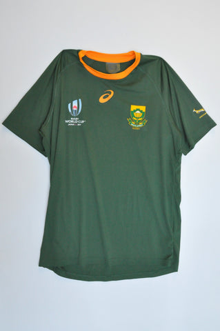 Asics SA Rugby Springbok 2019 World Cup Jersey Sports Top Women Size M