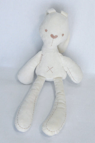 Mamas & Papas White Bunny Soft Toy Unisex N-B to 3 years