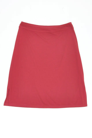 New Truworths Deep Pink Split Hem Knee Length Skirt Women Size 10