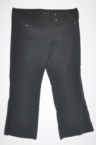 New Truworths Black Double Clasp Corporate Pants Women Size 18