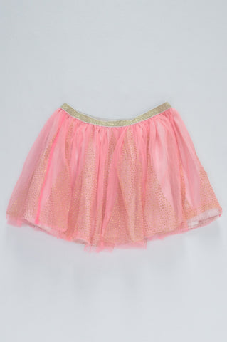 Cotton On Pink Sparkle Tulle Skirt Girls 7-8 years