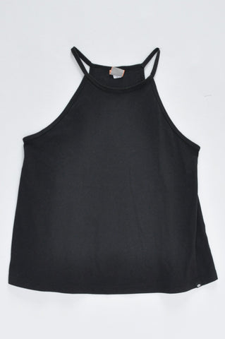 Ripcurl Black Halter Tank Top Women Size 8