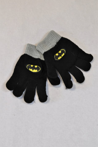 Batman Black Gloves Boys 2-3 years