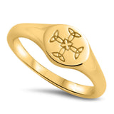 St Cuthbert's 9k Gold Crest Ring