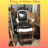 Vintage Koken Barber Chair - Doing it Koken Style