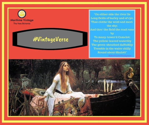 #VintageVerse | The Lady of Shalott💛 | Can Art & Culture Co-mingle in #Brand Marketing?