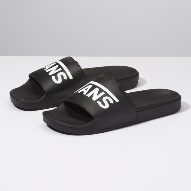 Slide Black/White – Foot Paths Shoes