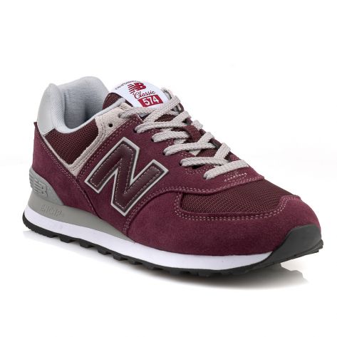 new balance 574 burgundy mens