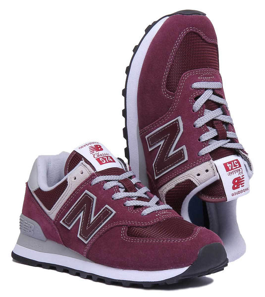 New Balance Men's 574 Shoe Burgundy 