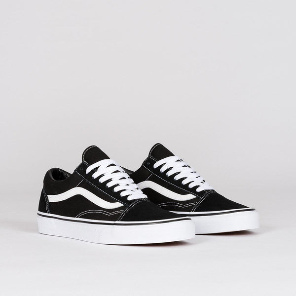 vans old skool black black white