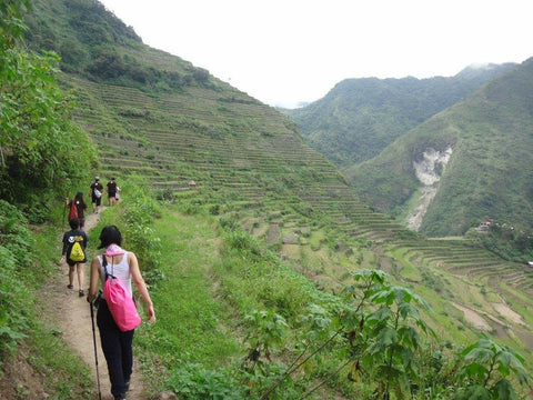 Up the hills and steps of Batad Ifugao in the Philippines