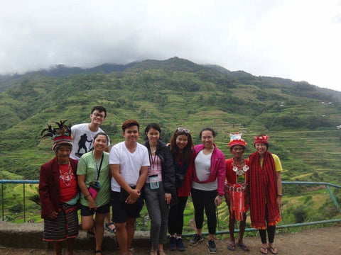 With locals from Banaue Ifugao