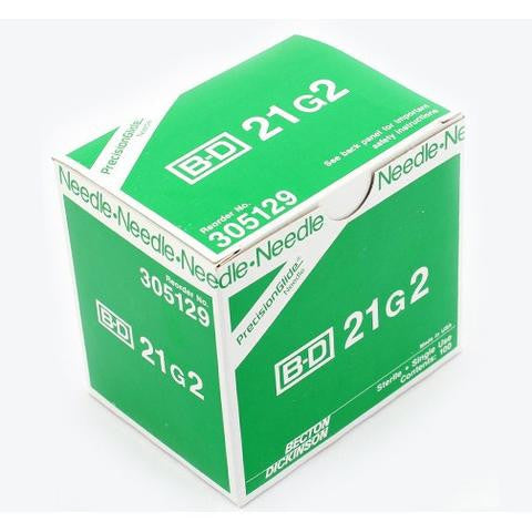 BD PrecisionGlide™ 21 G x 2" Hypodermic Needles - 305129