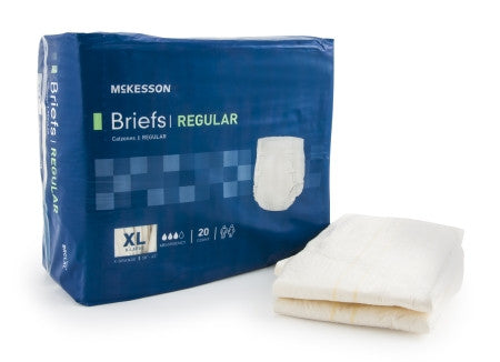 McKesson Adult X-Large Incontinent Brief (Regular Absorbency) - BRCLXL