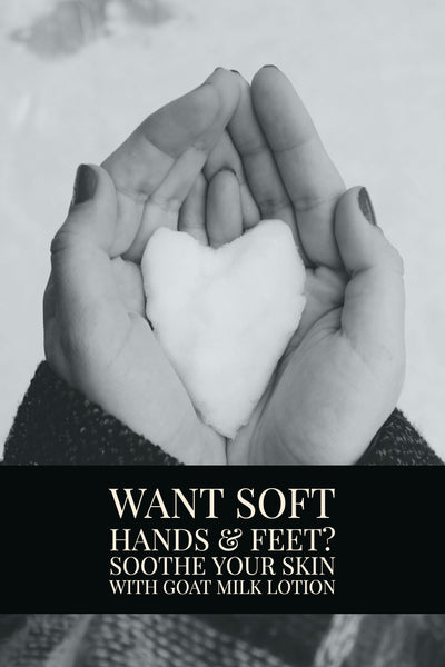 Want Soft Feet & Hands? Soothe Your Skin with Goat Milk Lotion - Bend Soap Company