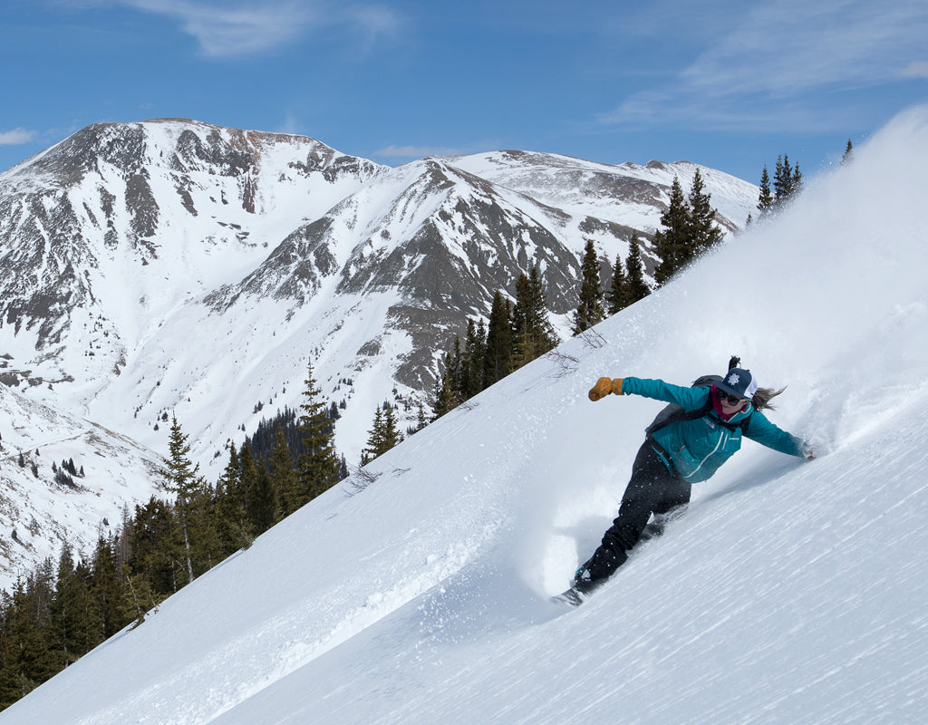 Tess Carney Silverton Splitfest Venture Snowboards