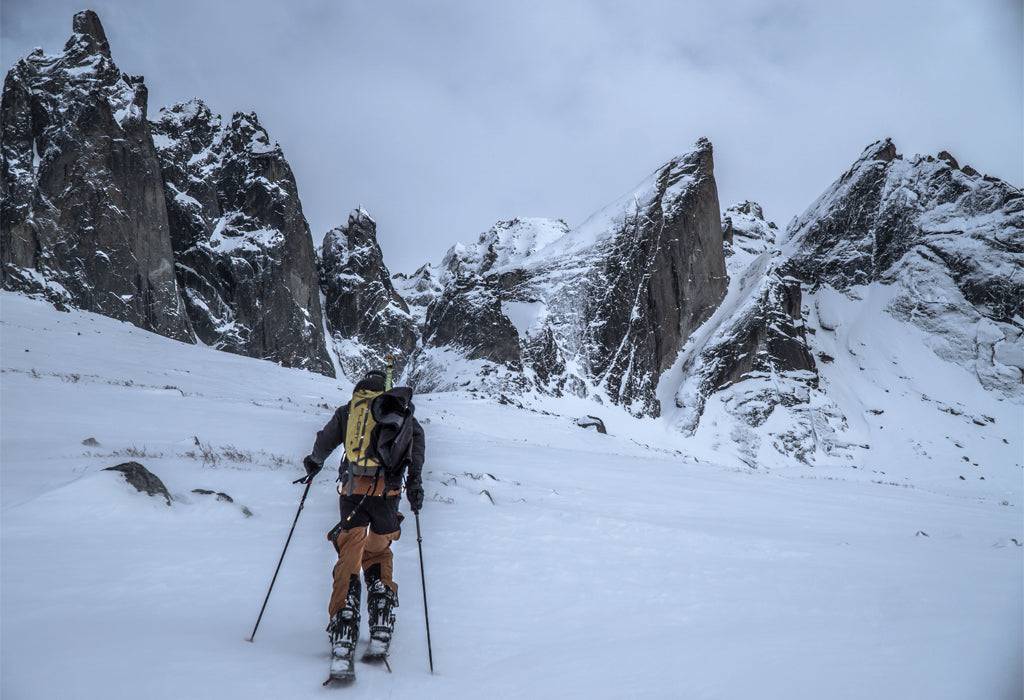 Venture Snowboards Touring In Tombstone Provincial Park