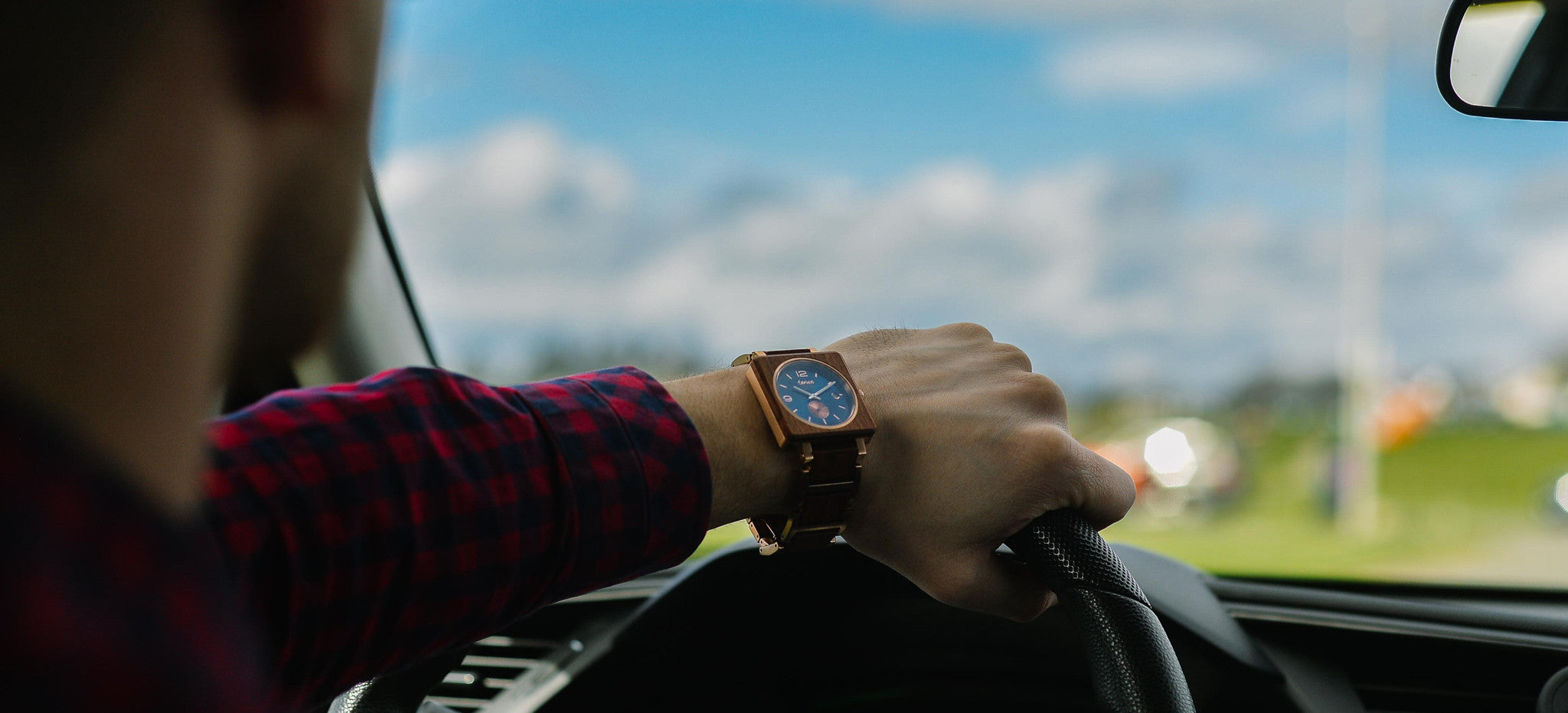Tense Watches Vermont Watch in Rosewood and Rose Gold