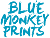 Blue Monkey Prints