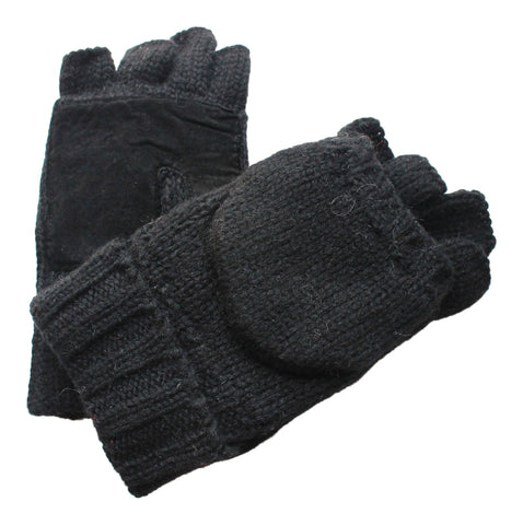 black wool mittens for sale