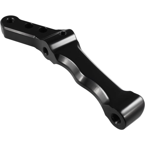 Bagger Brothers Radial Caliper Mounts for Harley-Davidson® Models with Single Disk - Black - Fits 2000-2017 Touring, Dyna, Softail, Bagger Brothers