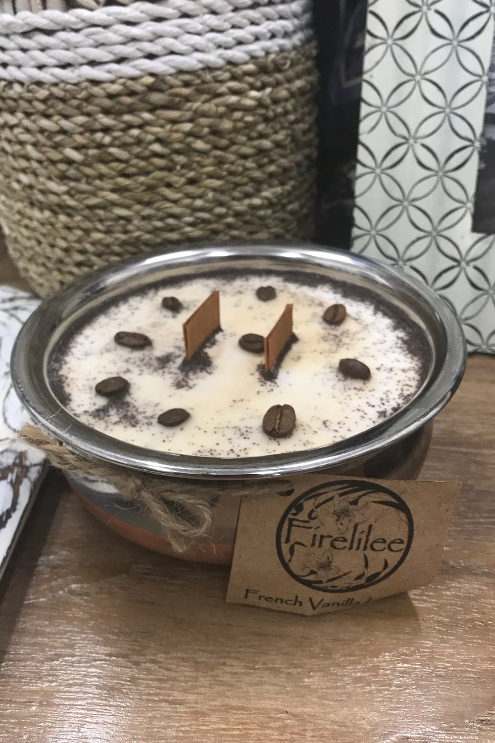 Foodie Range French Vanilla Latte Candle | Bohemian Style by massagebyrenato 