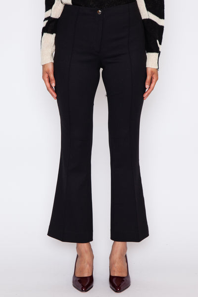 cropped flare pants