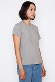 Heather Grey 1970s Boyfriend Tee