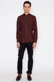 Orange Portuguese Flannel Dot