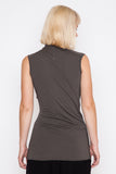 Darkdust Sleeveless Wrap Top