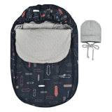 Mid-season car seat cover - Charcoal skateboards