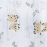 Cotton muslin swaddle - Leopards