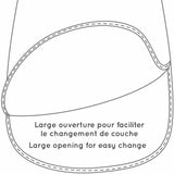 Cotton muslin sleep bag - Charcoal (0.7 tog)