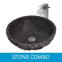 Stone Sink and Faucet Combinations
