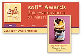 VCC's Spicy Plum Selected as sofi™ Award Finalist, May 2013