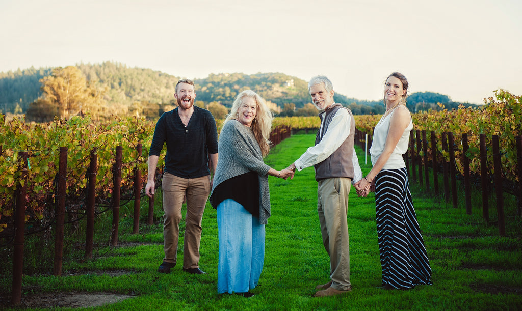 Lubs, at their Family home in Oakville, California - Napa Valley