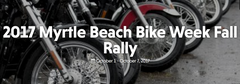Myrtle Beach Bike Week Fall Rally October 2017